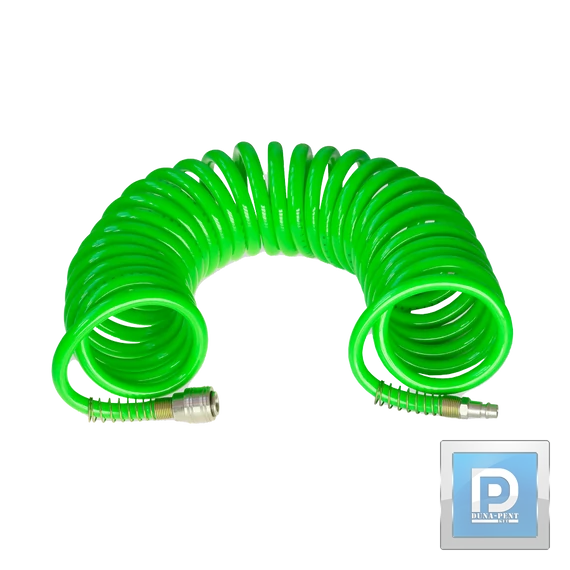 Spirálos PU tömlő 12mm,5m törésálló