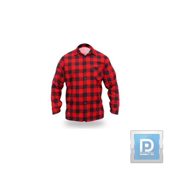 Flanel ing piros M