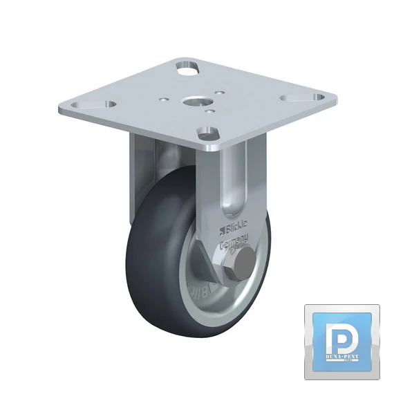 50mm fixvillás kerék rolln. szürkegumis