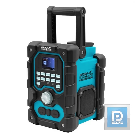 Akkumlátoros dab+fm rádió 18v bluetooth usb akku nélkül!