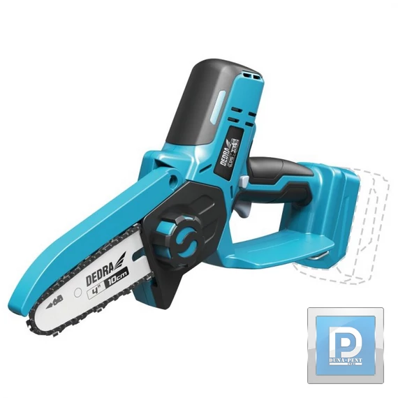 Akkumulátoros láncfűrész mini 4" 18 v Akku nélkül! Dedra