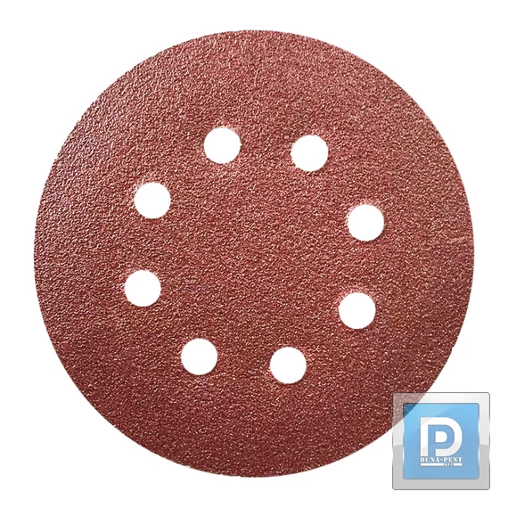 Csiszolókorong 125mm tépőzáras 120gr 5db/cs
