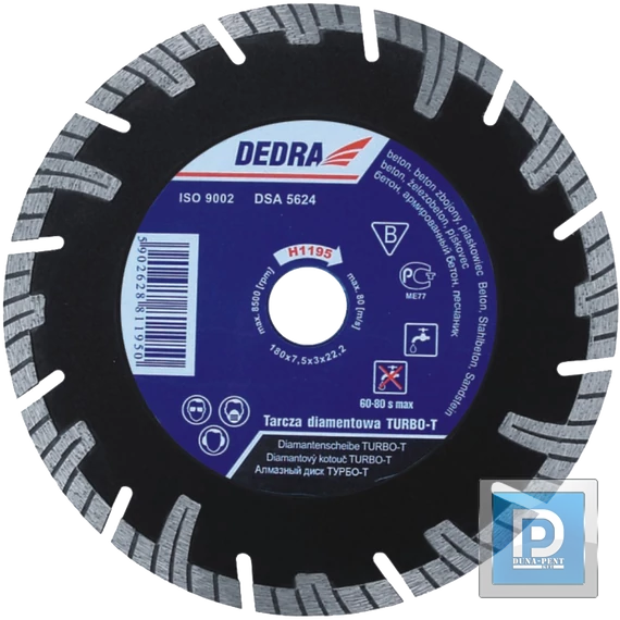 TURBO-T gyémánttárcsa 115*22,2