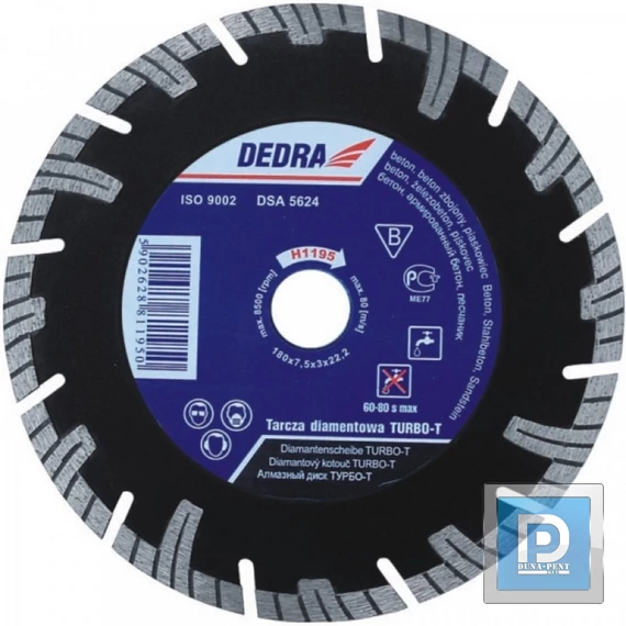 Turbo-T gyémánttárcsa 125*22,2
