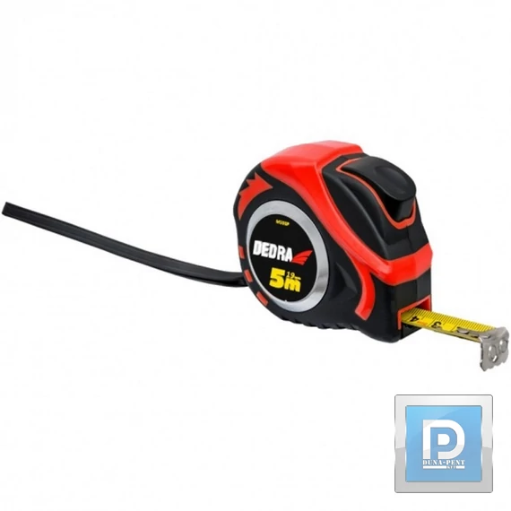 Méroszalag auto-stop 3m/16mm Piros
