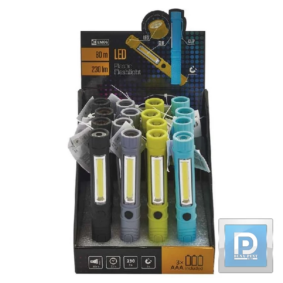 Led lámpa cob 3w+1led színes