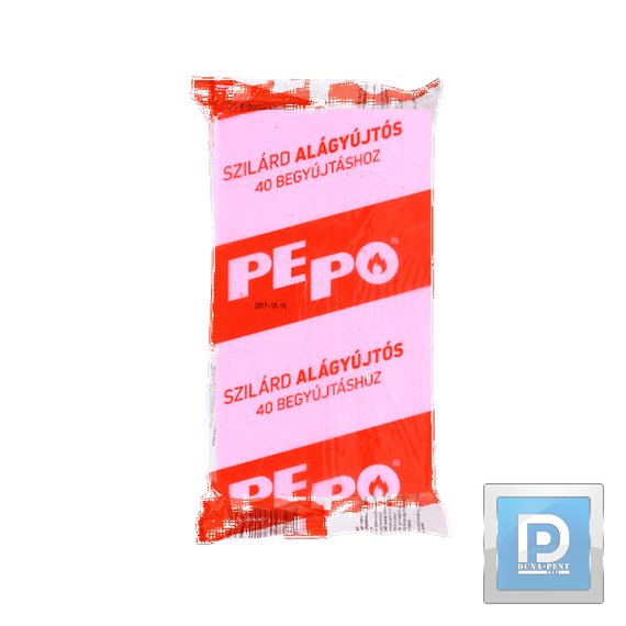 PEPO alágyújtós dobozos