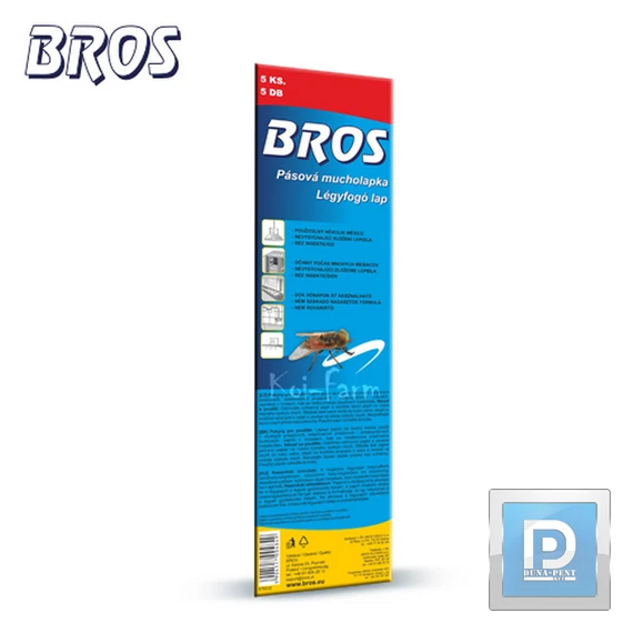 Bros légyfogó lap 10*32cm