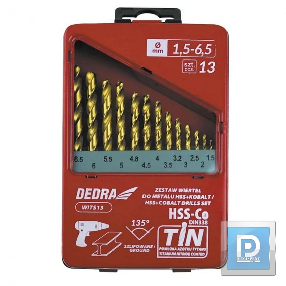 13 részes fémcsigafúró klt cobalt