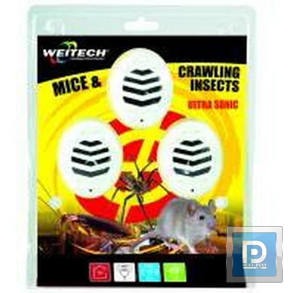 Weitech Ultrahangos kártevő riasztó 45 m2